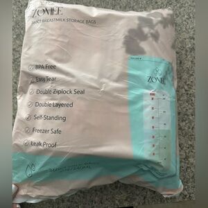 Brand new breast milk bags